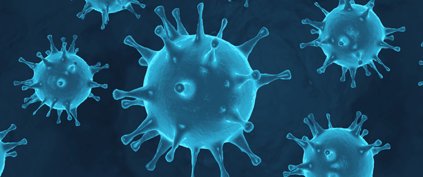 Bild på coronaviruset